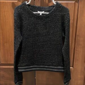 Splendid Black Sparkle Sweater